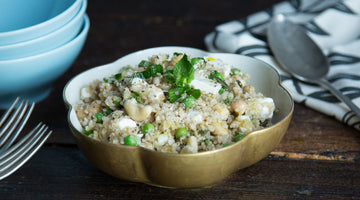 Nutty mint and quinoa salad