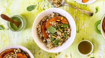 Vegan Barley Risotto with Roasted Butternut