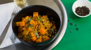 Heady spiced rice & lentils bowl